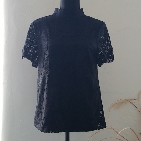 Laundry By Shelli Segal Tops - Laundry by Shelli Segal All-Over Lace Blouse